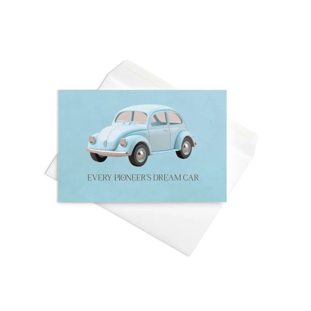 Every Pioneer's Dream Car Greeting Card product image (2)