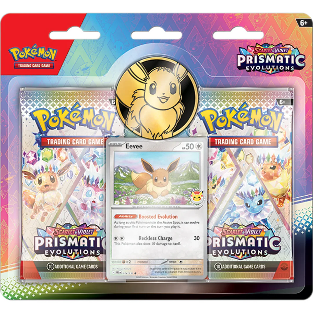 Pokémon TCG: Scarlet & Violet—Prismatic Evolutions 2 Pack Blister product image (1)