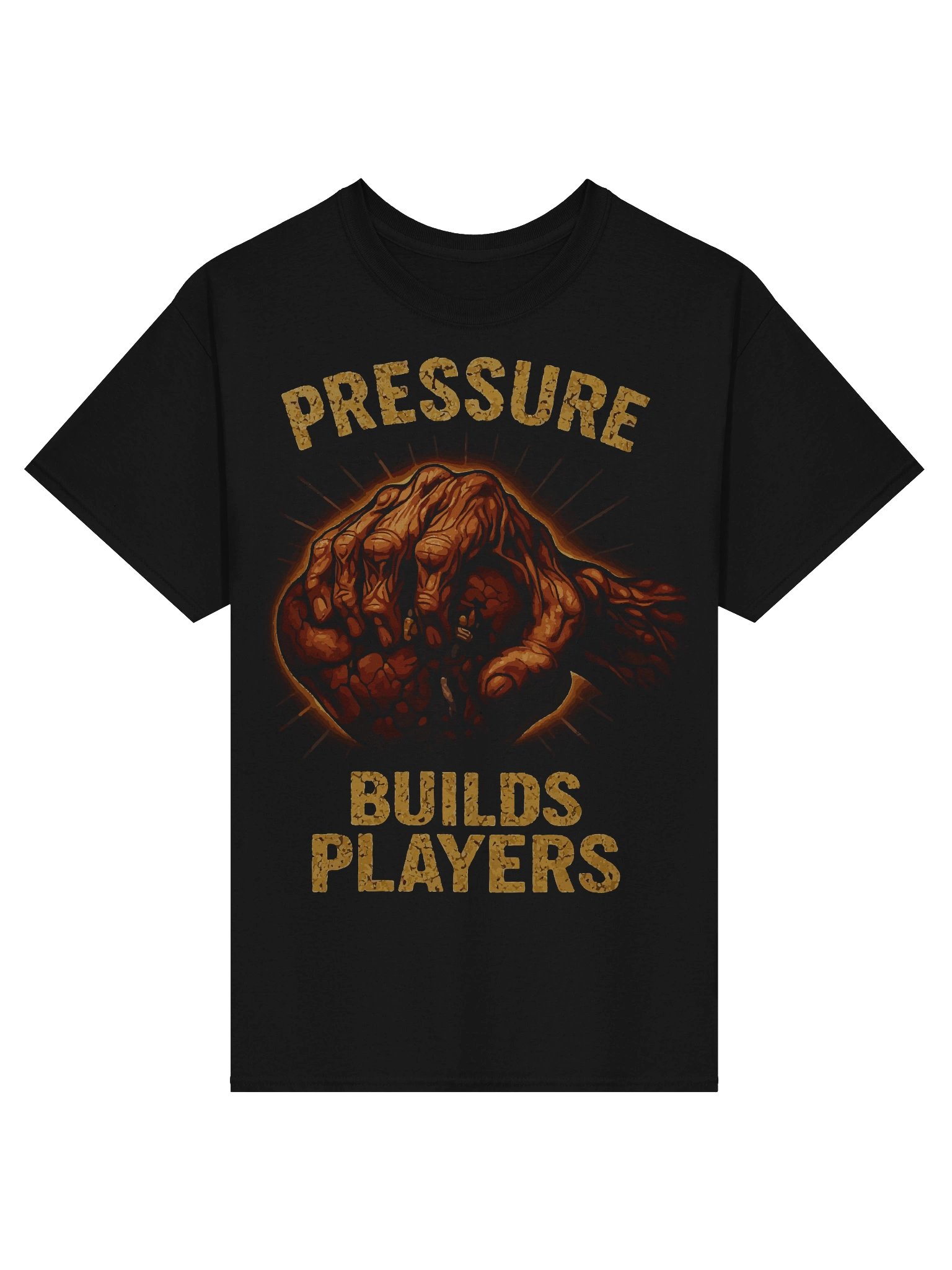 “Pressure Builds Players" – Motivational Grit T-shirt product image (1)