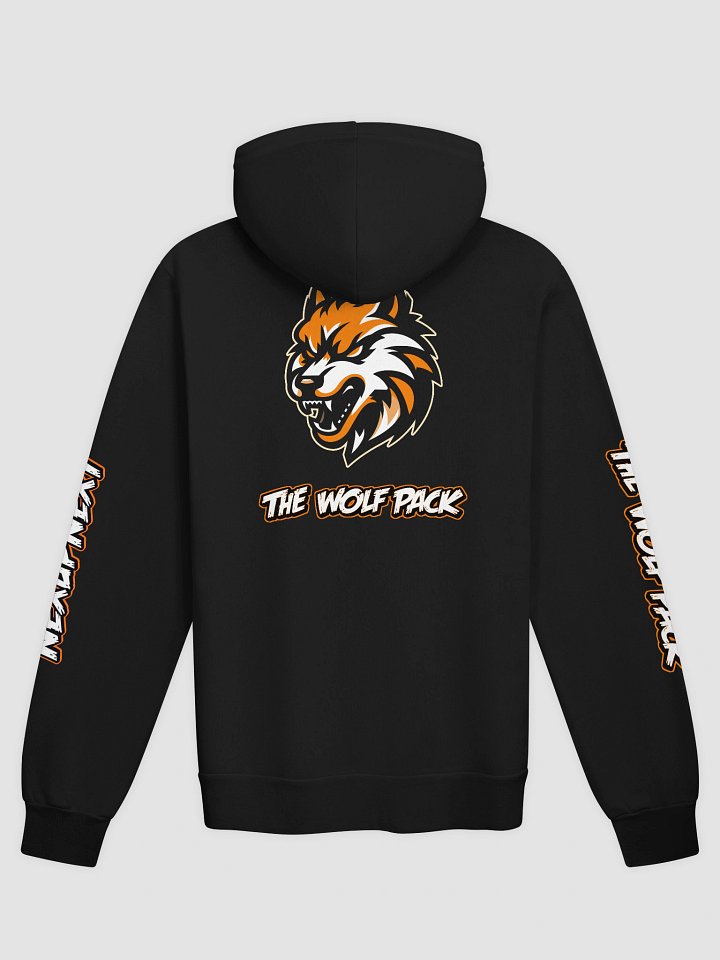 Wolf Pack Hoodie | Black & Orange product image (2)