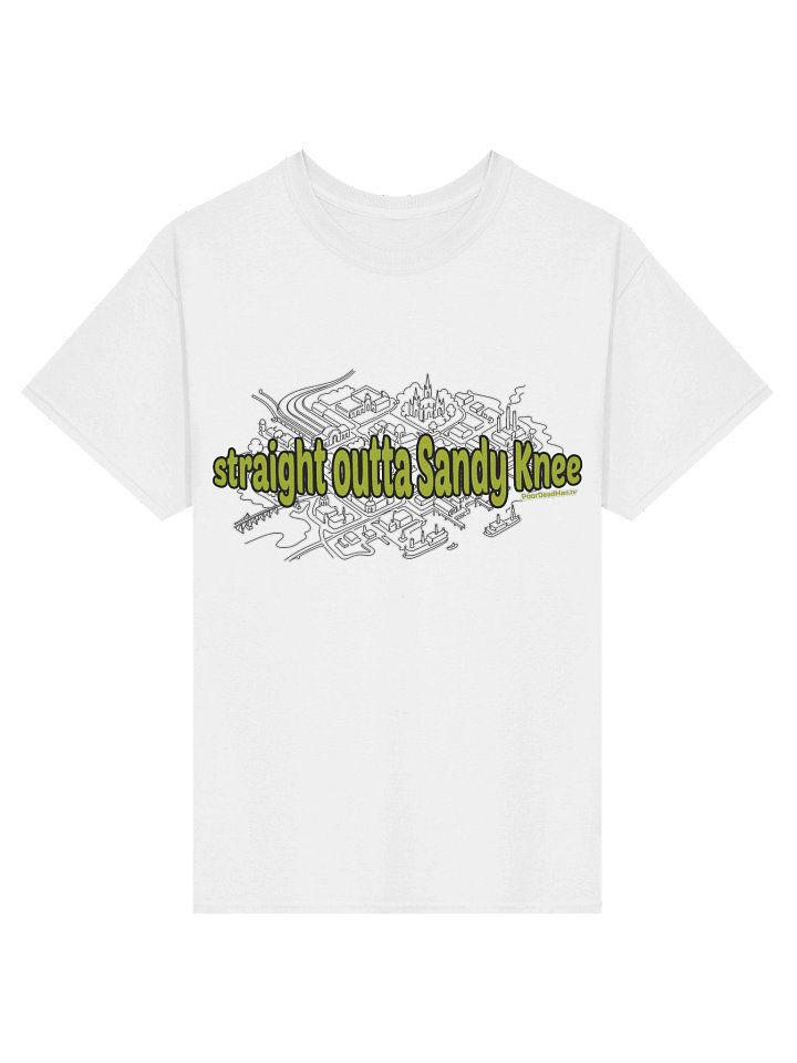 Straight Outta Sandy Knee Map Tee product image (1)