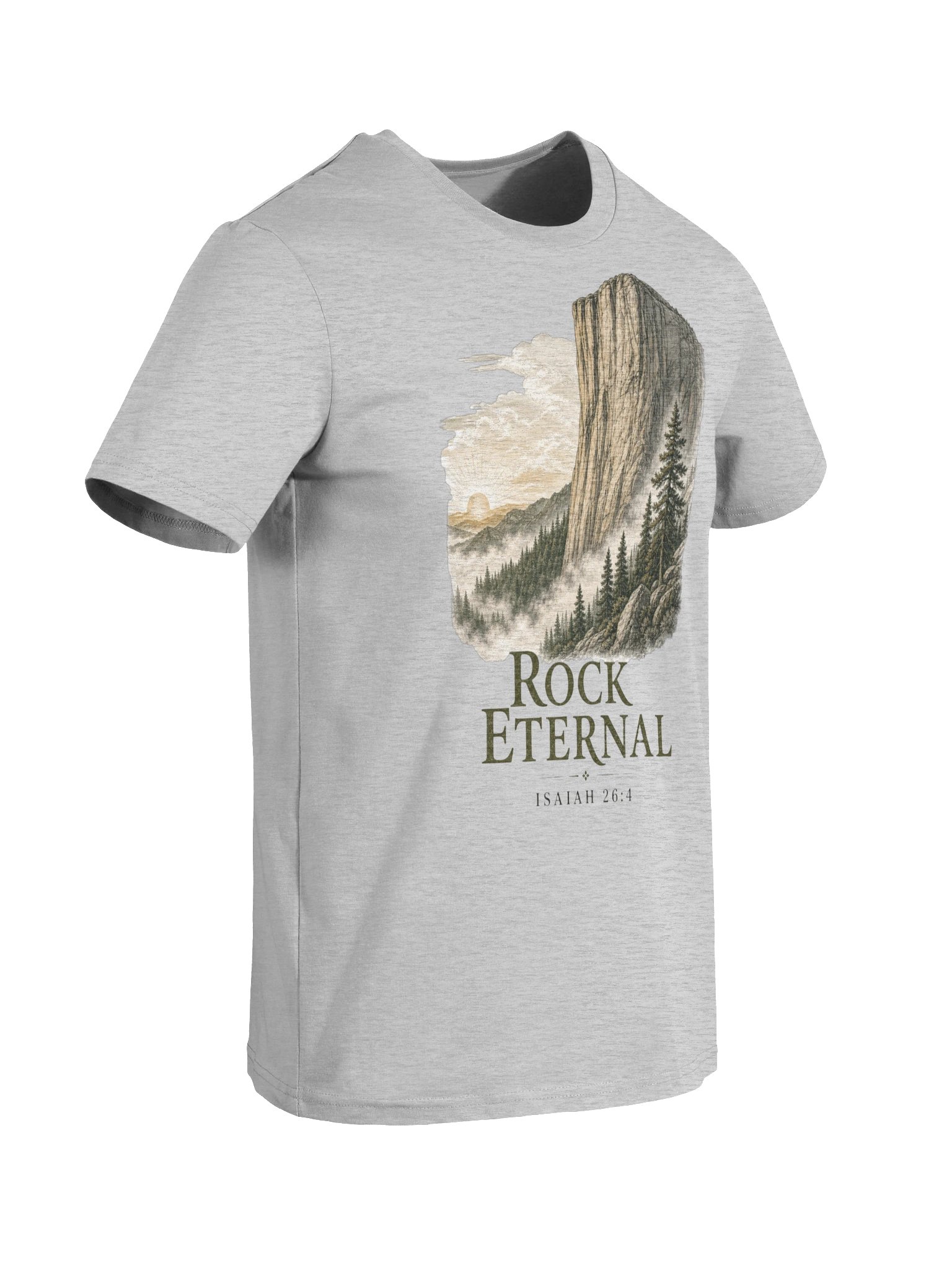 Isaiah 26:4 Lord Is the Rock Eternal Christian T-shirt product image (4)
