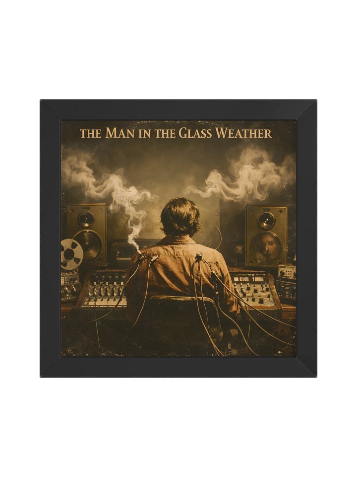 The Man In The Glass Weather - Framed High-Quality Matte Poster product image (1)
