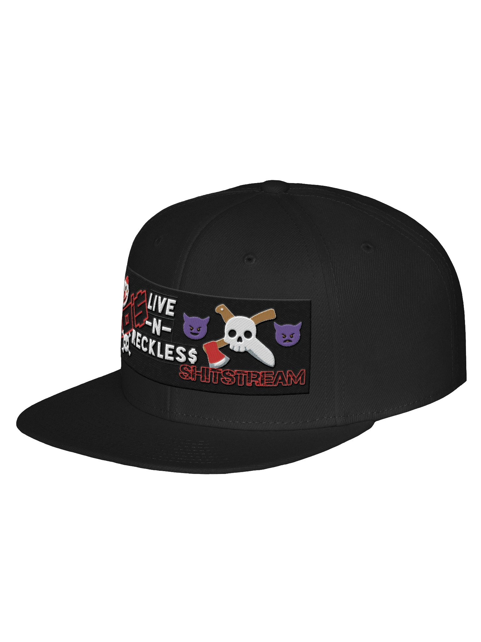 Xo's Live N Reckless $h!t $tream Logo -snap sack product image (2)