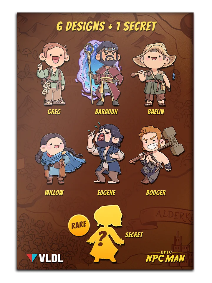 NPC Minis Keychains product image (2)