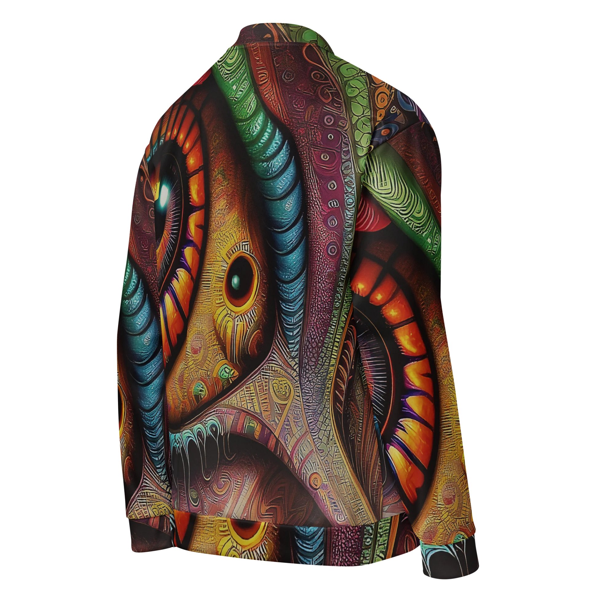 Abstract Eye Print Bomber Jacket product image (4)