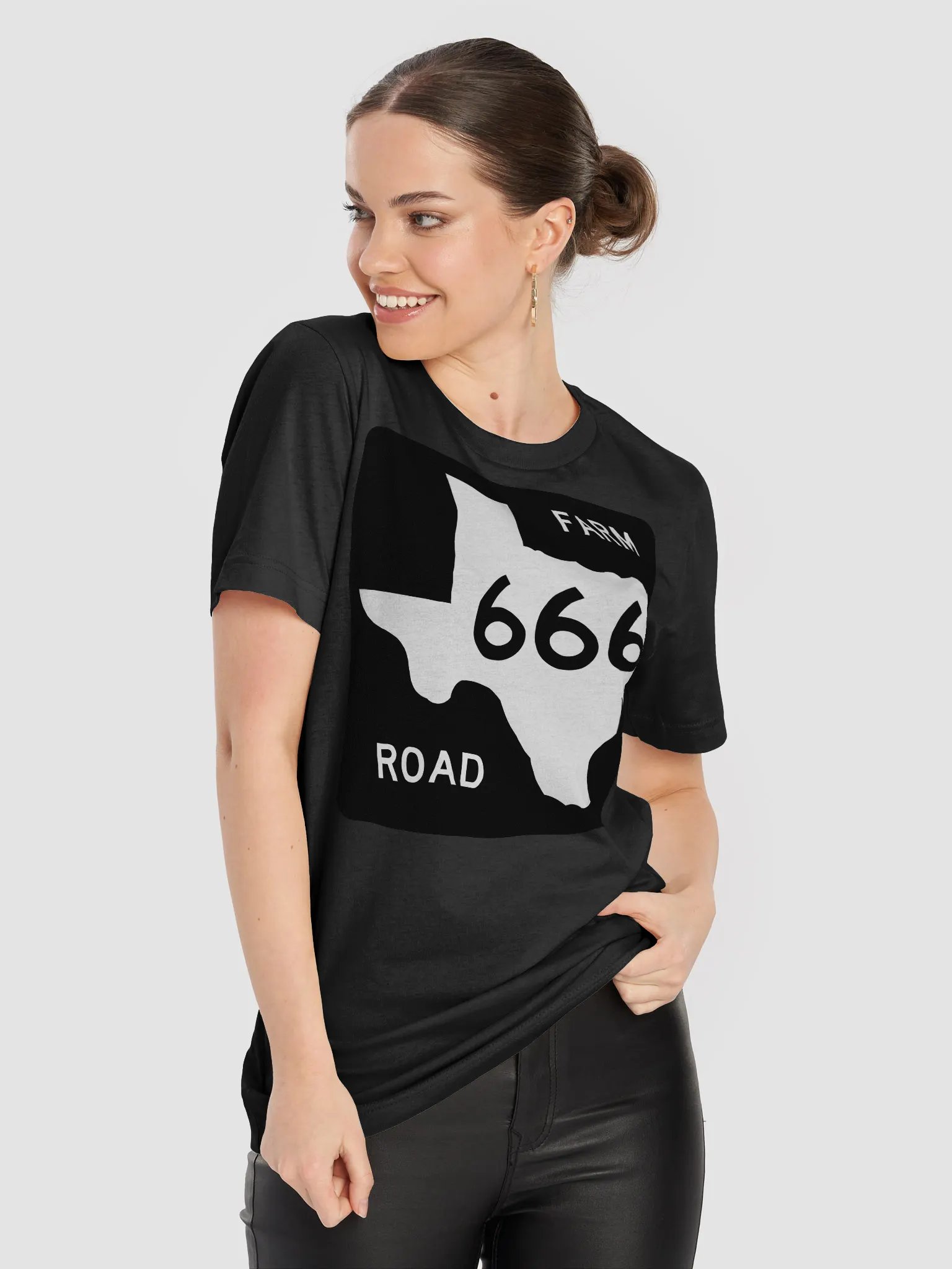 Texas Farm Road Sign FM 666 T-Shirt product image (8)