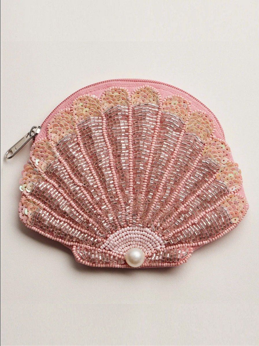 Seashell Beaded Coin Purse product image (2)