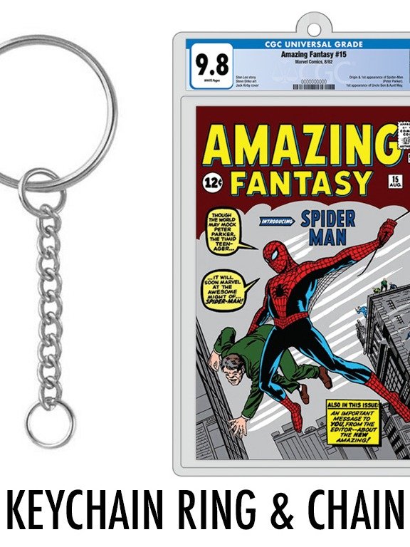 Amazing Fantasy #15 CGC 9.8 Spider-Man Ornament Keychain product image (4)