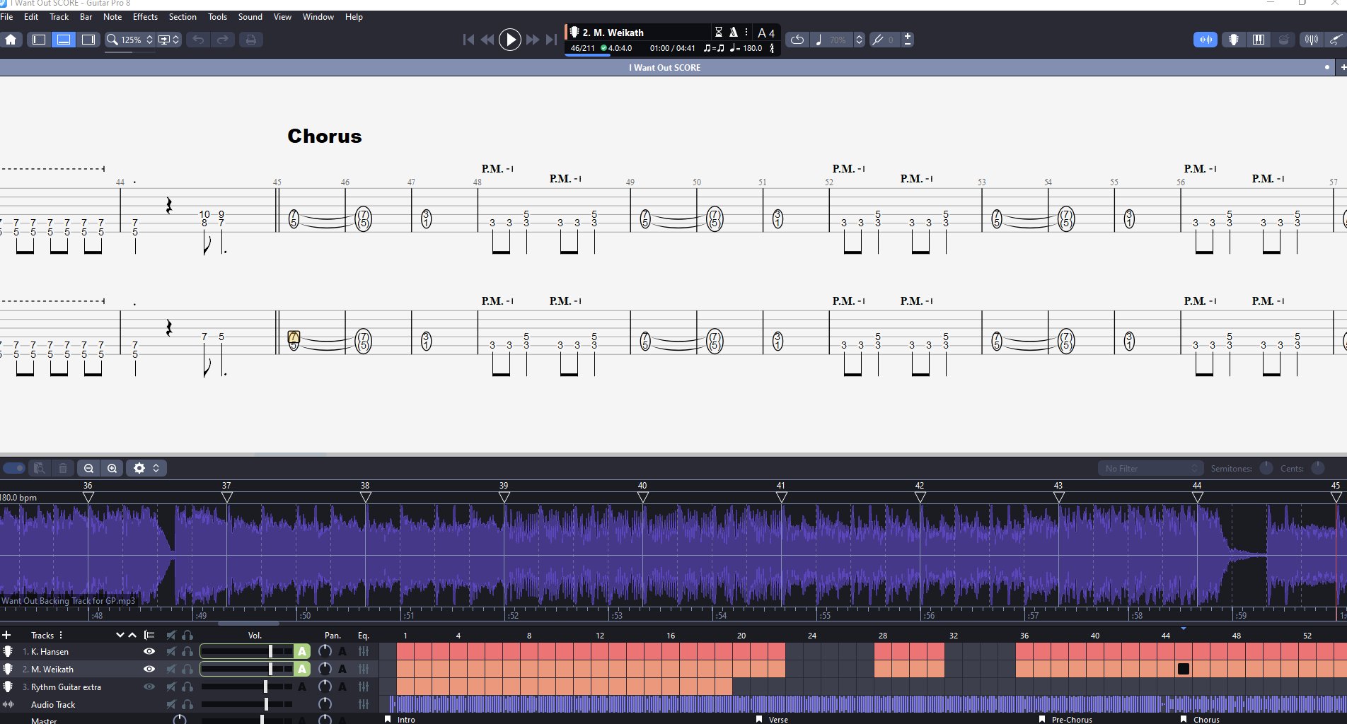 I Want Out PDF TAB + Backing Track MP3 product image (3)
