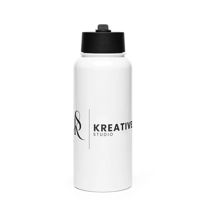 CLASSIC WHITE WATER BOTTLE - SIGNATURE COLLECTION product image (1)