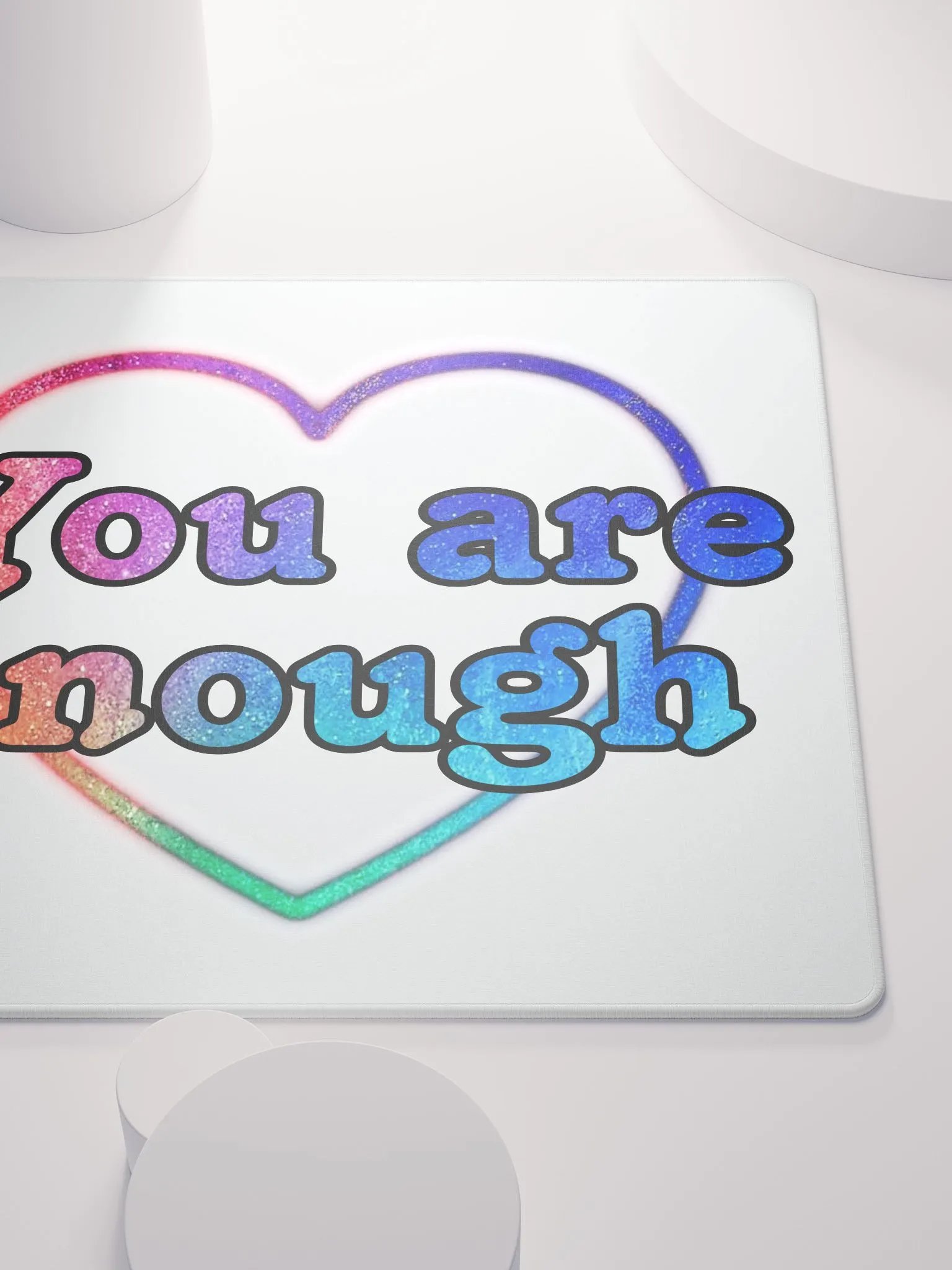 You are enough Gaming Mousepad product image (5)