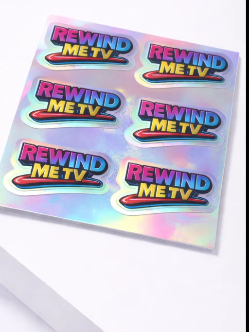 REWIND ME TV HOLOGRAM Sticker Sheet product image (3)