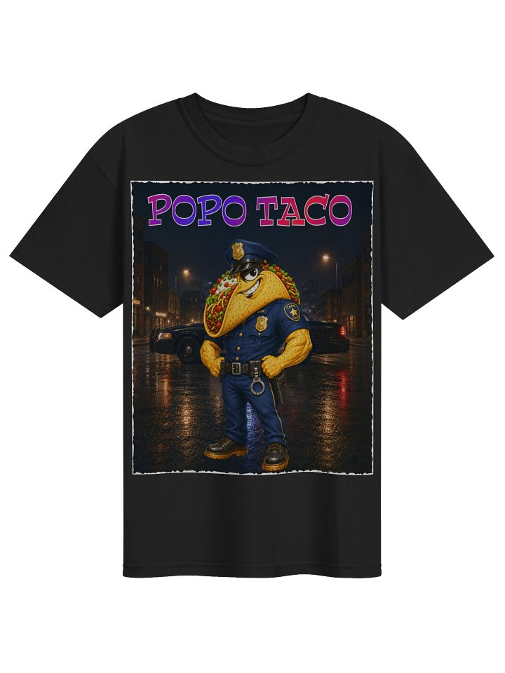 POPO TACO Police Cartoon Tee - Taco Family collecion product image (1)