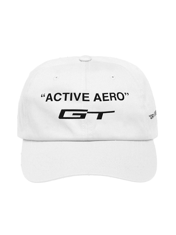 Active Aero Dad Hat—White product image (1)