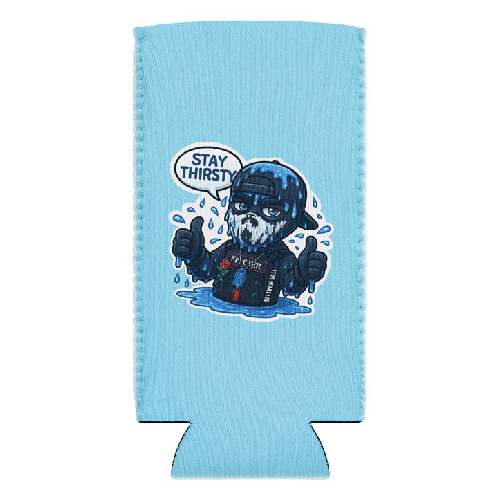 Spec Chibi "Stay Thirsty" Koozie product image (2)