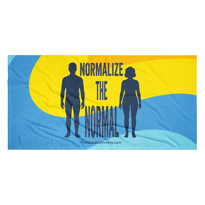 The Normalize the Normal Beach Towel product image (2)