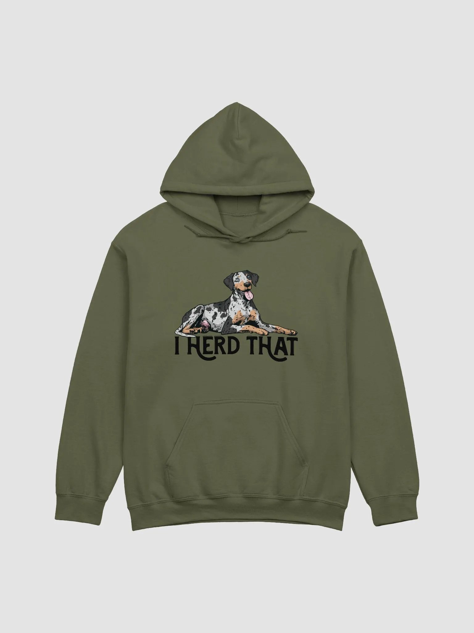 I Herd That Hooded Sweatshirt of a Catahoula Leopard Dog | Funny Hoodie for CLD Paw-rents product image (1)