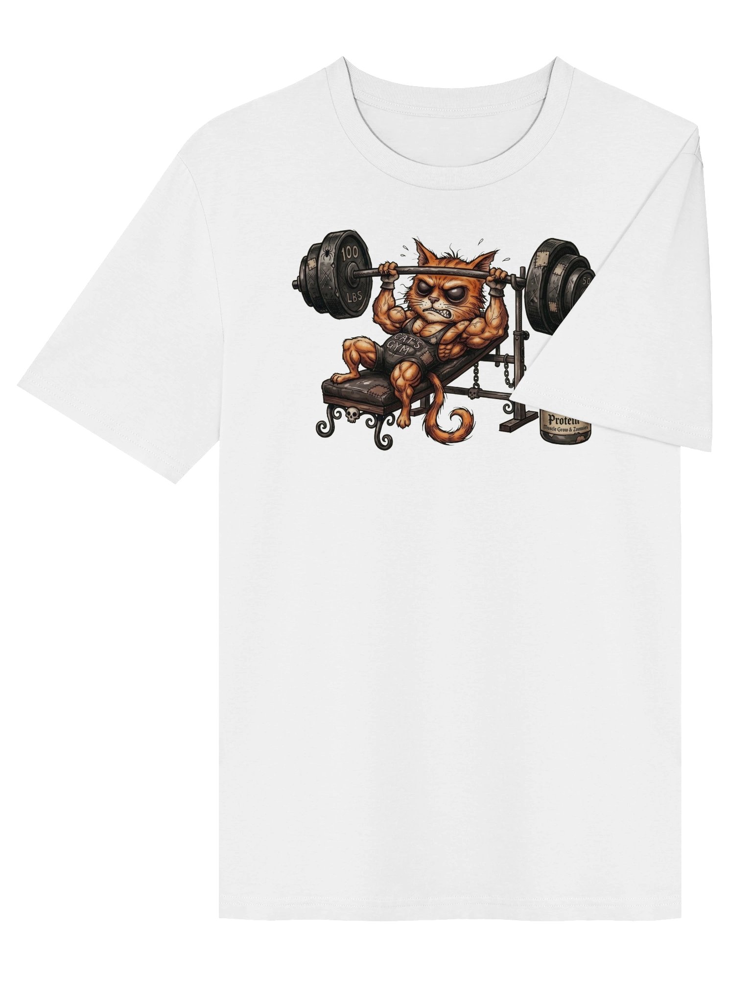 Gym Bench Press T-shirt product image (3)