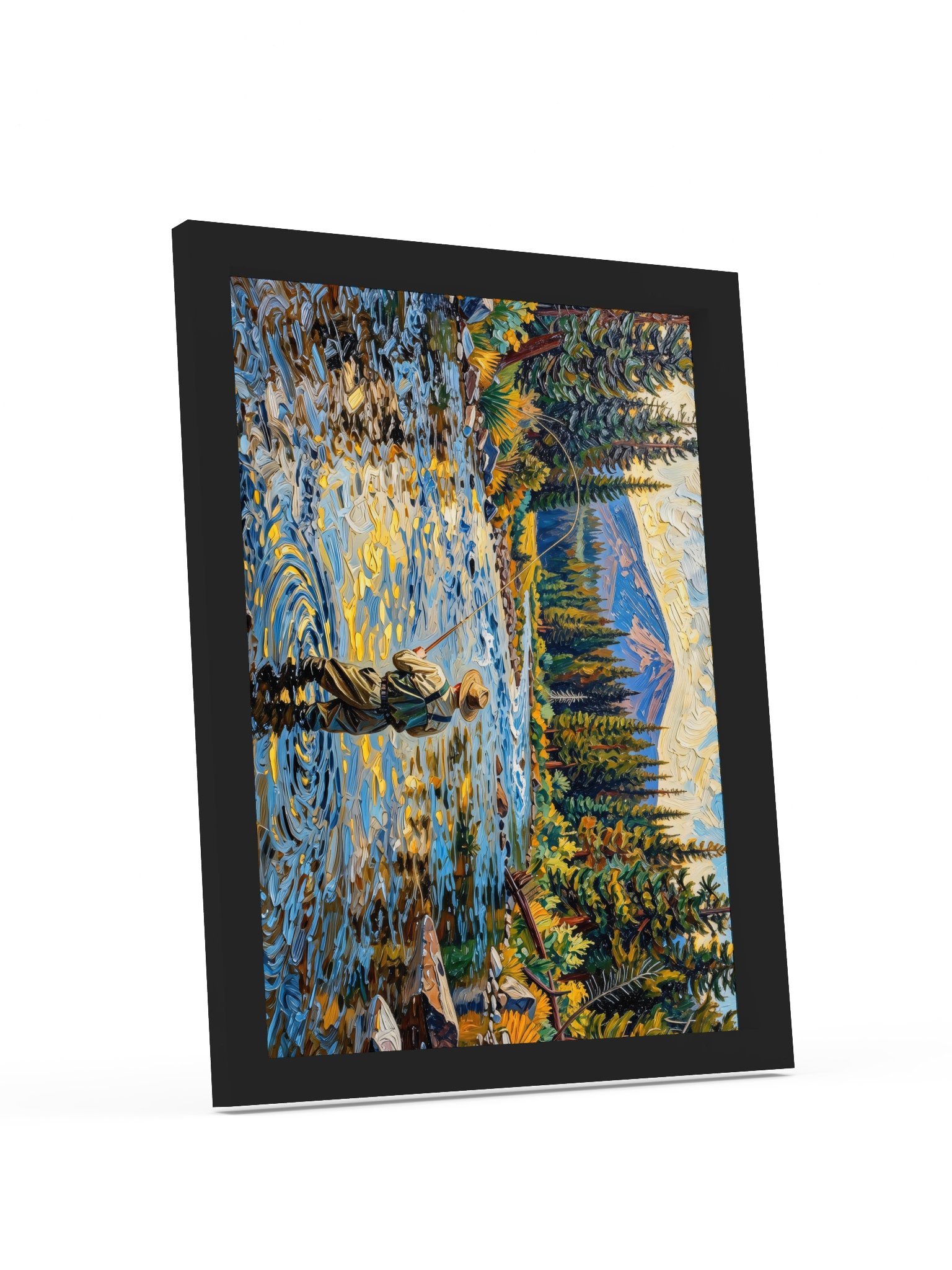 Fly Fishing at Dusk Framed Print product image (30)
