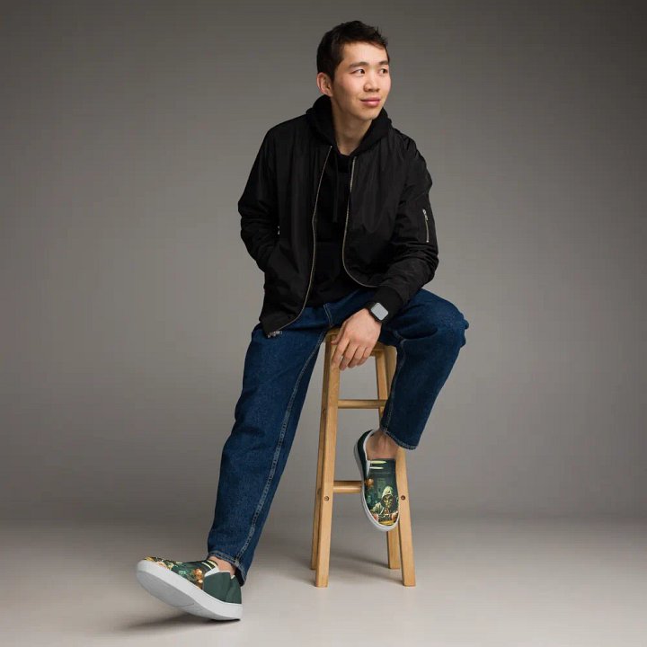 “Contempl4tionz” Men's Slip-on Shoez product image (2)