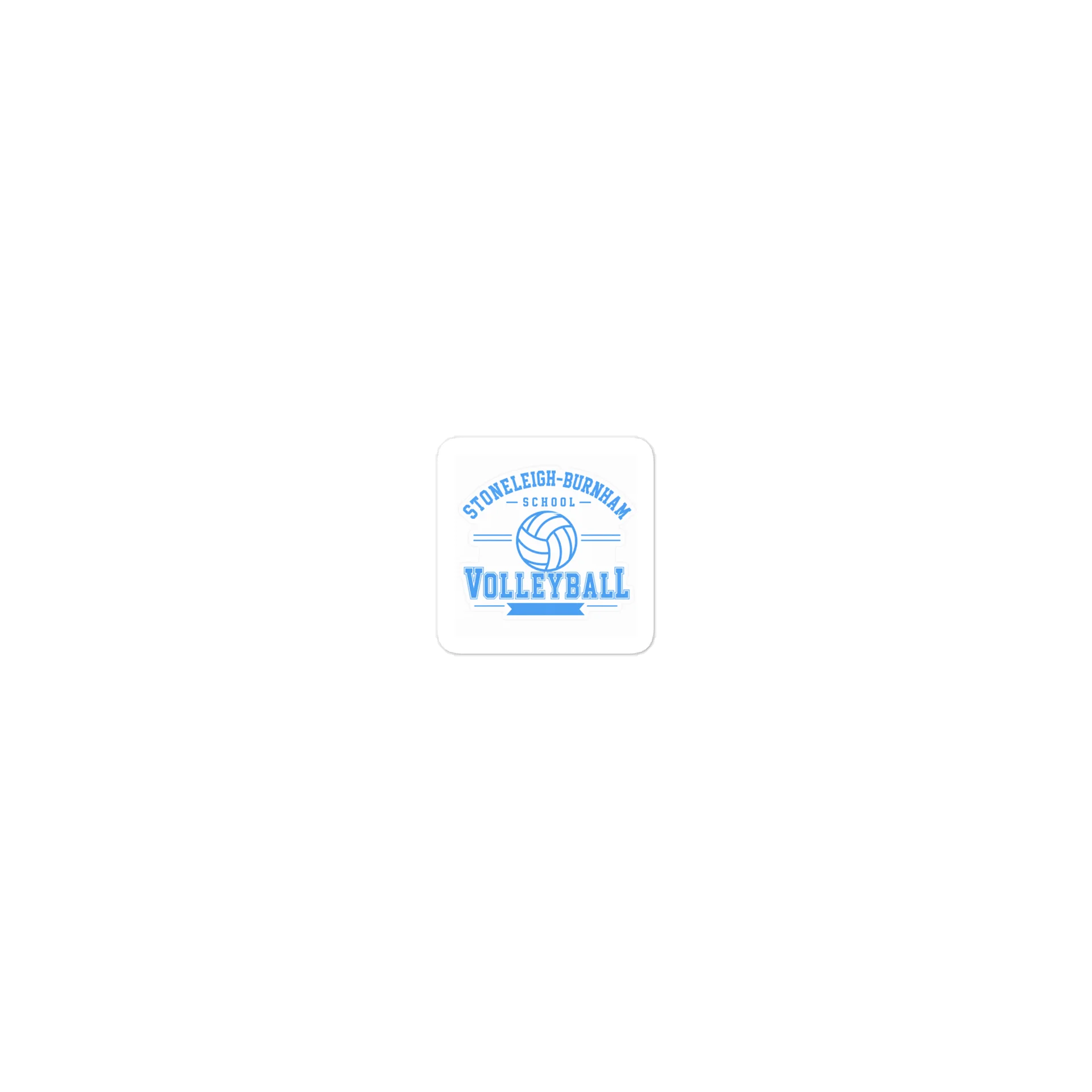Stoneleigh-Burnham Volleyball Die-Cut Sticker product image (1)