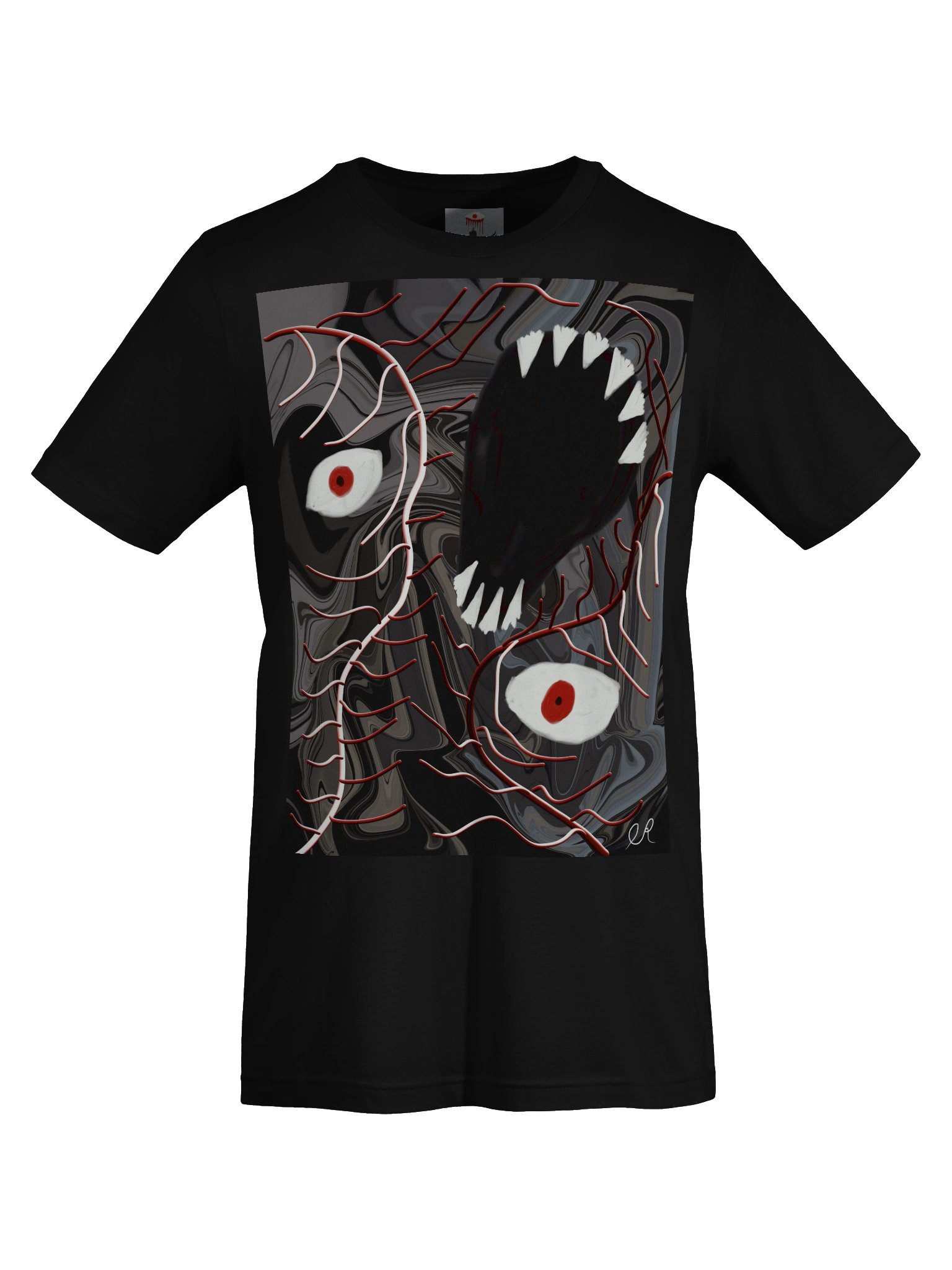 Marbled Eyes Surreal Graphic Tee product image (7)
