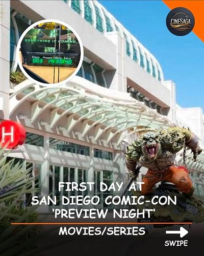 SDCC is starting of with preview night, the moment to admire all the booths 👀

Follow for more #sdcc news during the rest of ...