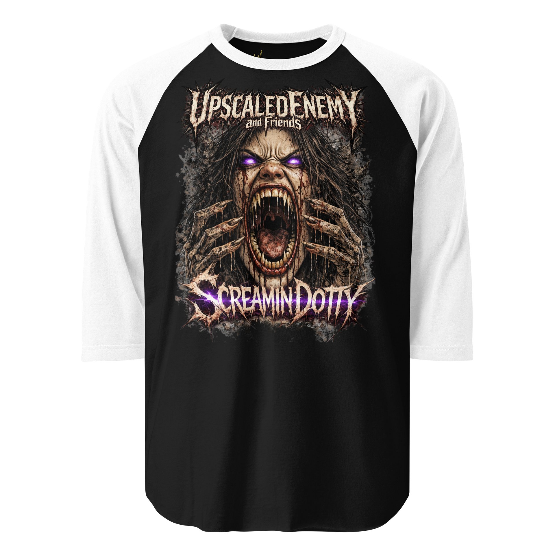 Upscaled and Friends - ScreaminDotty Raglan product image (1)