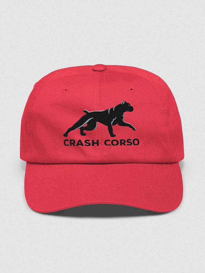 Crash Corso Classic Dad Hat(Embroidered) of a Cane Corso(Black) product image (1)