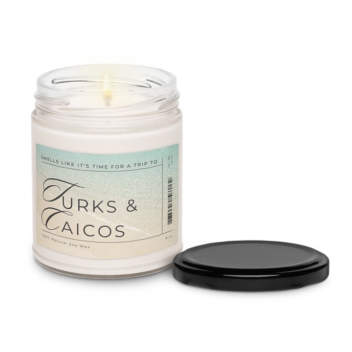 Smells Like It's Time For A Trip To Turks and Caicos Candle product image (1)
