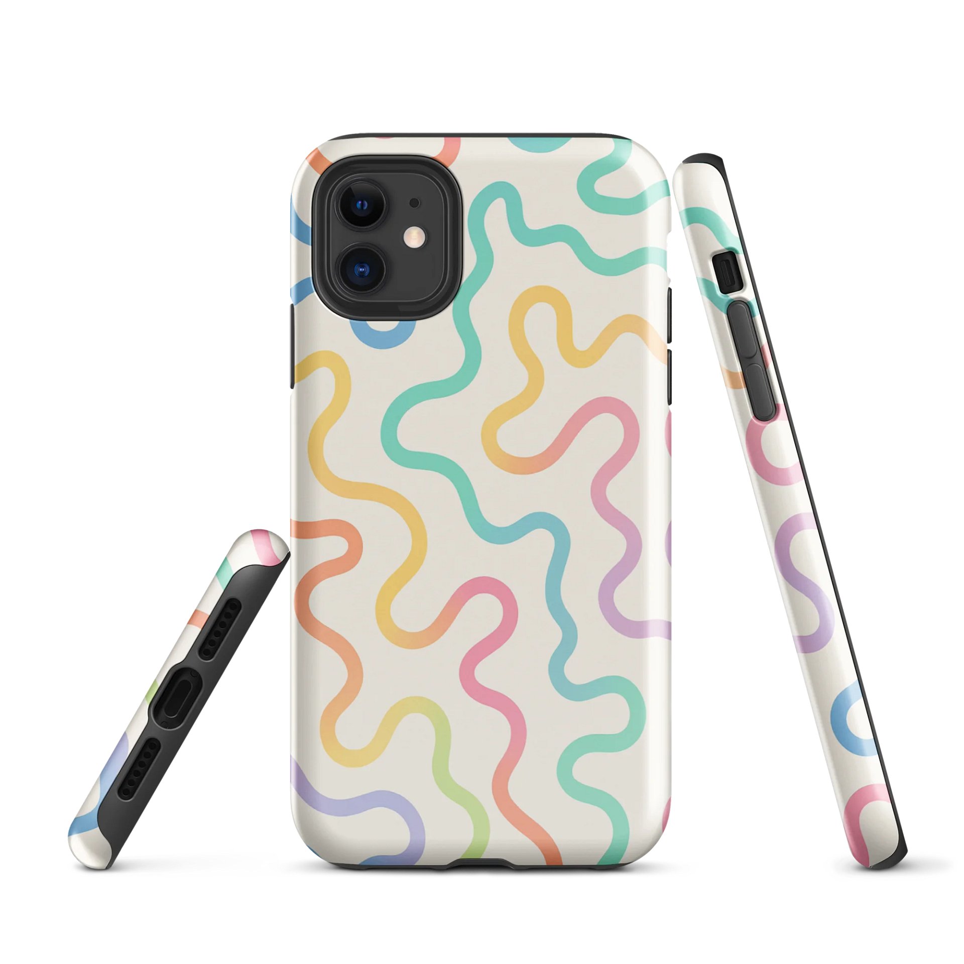 Pastel Maze iPhone® Tough Case product image (1)