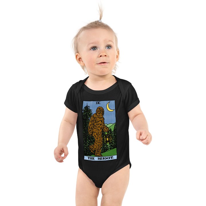 Bigfoot Hermit Tarot Card Onesie product image (1)