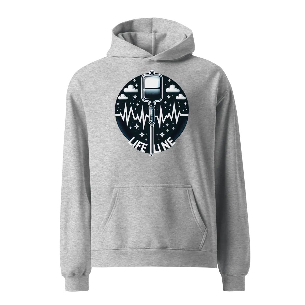 Lifeline EKG Oversized Hoodie product image (3)