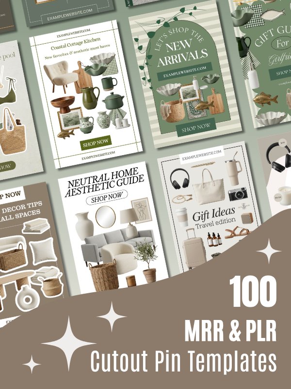 Pinterest Canva Home Decor Moodboard Templates product image (1)