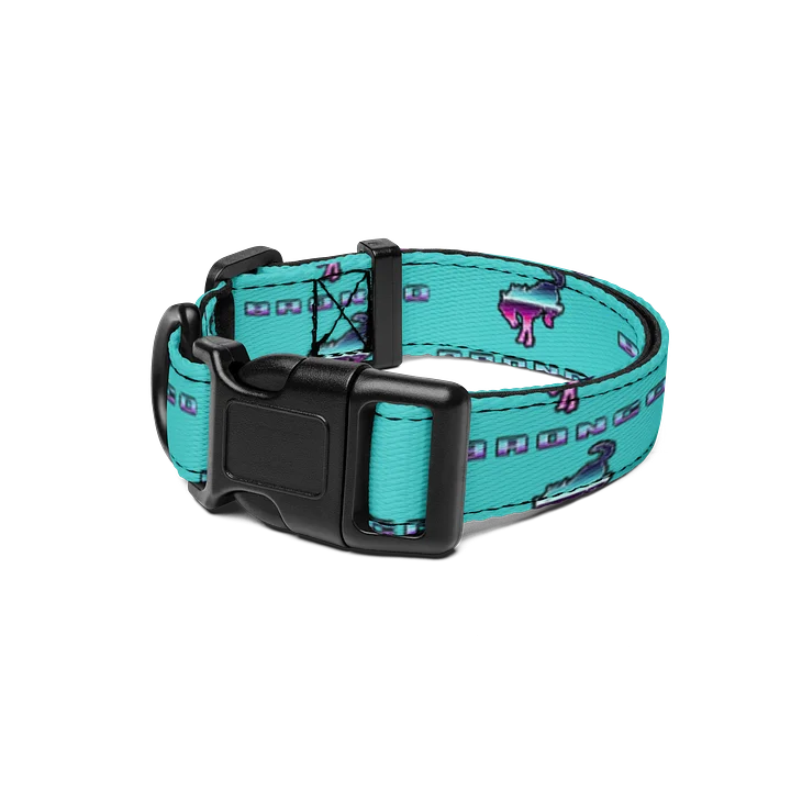 2026 Bronco Beach Bash OBX / Destination Bigfoot Bronco Collab Dog Collar Dark Turquoise (Multiple Sizes Available) product image (2)