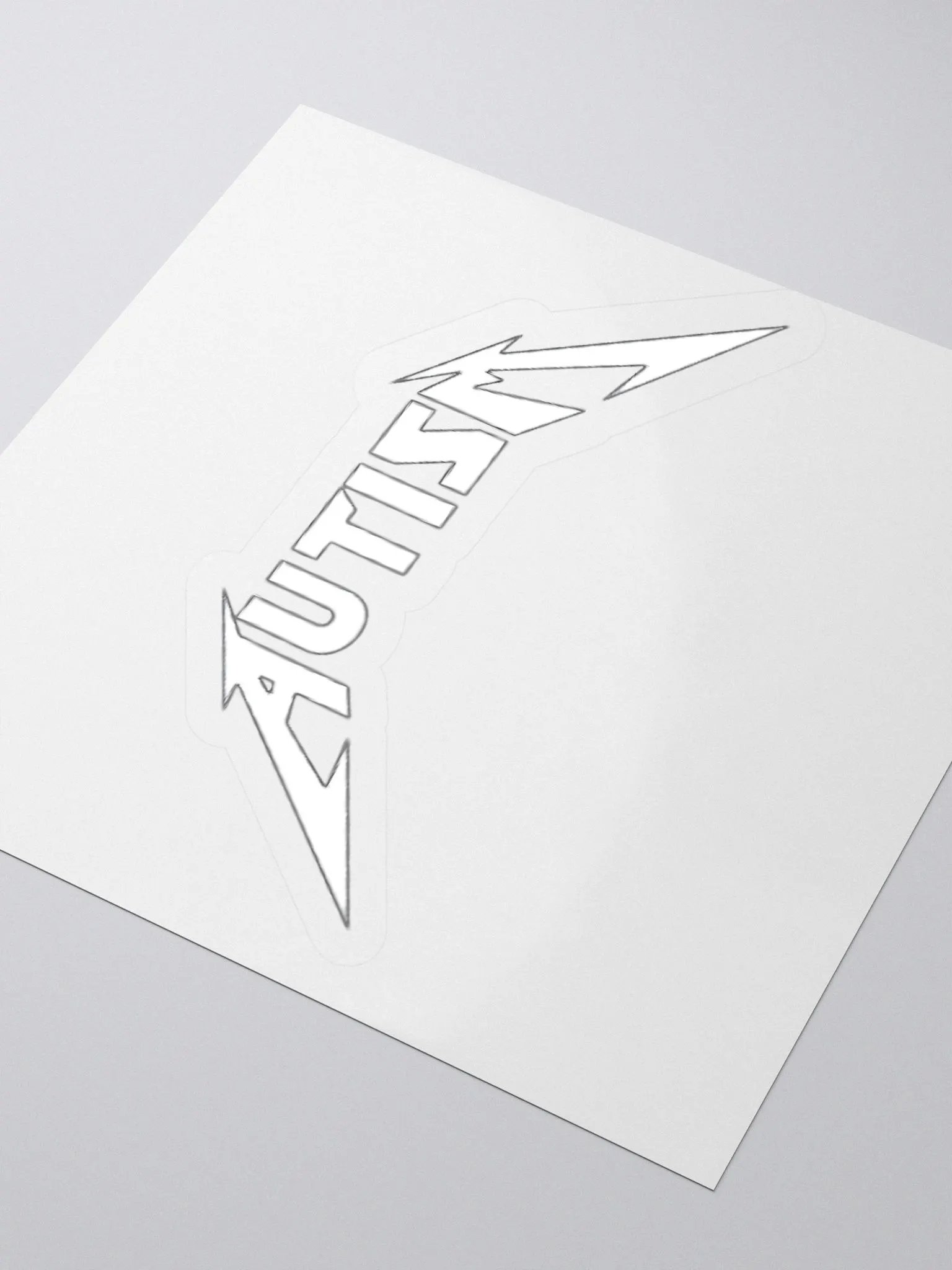 Autism Metallica Style Sticker product image (3)