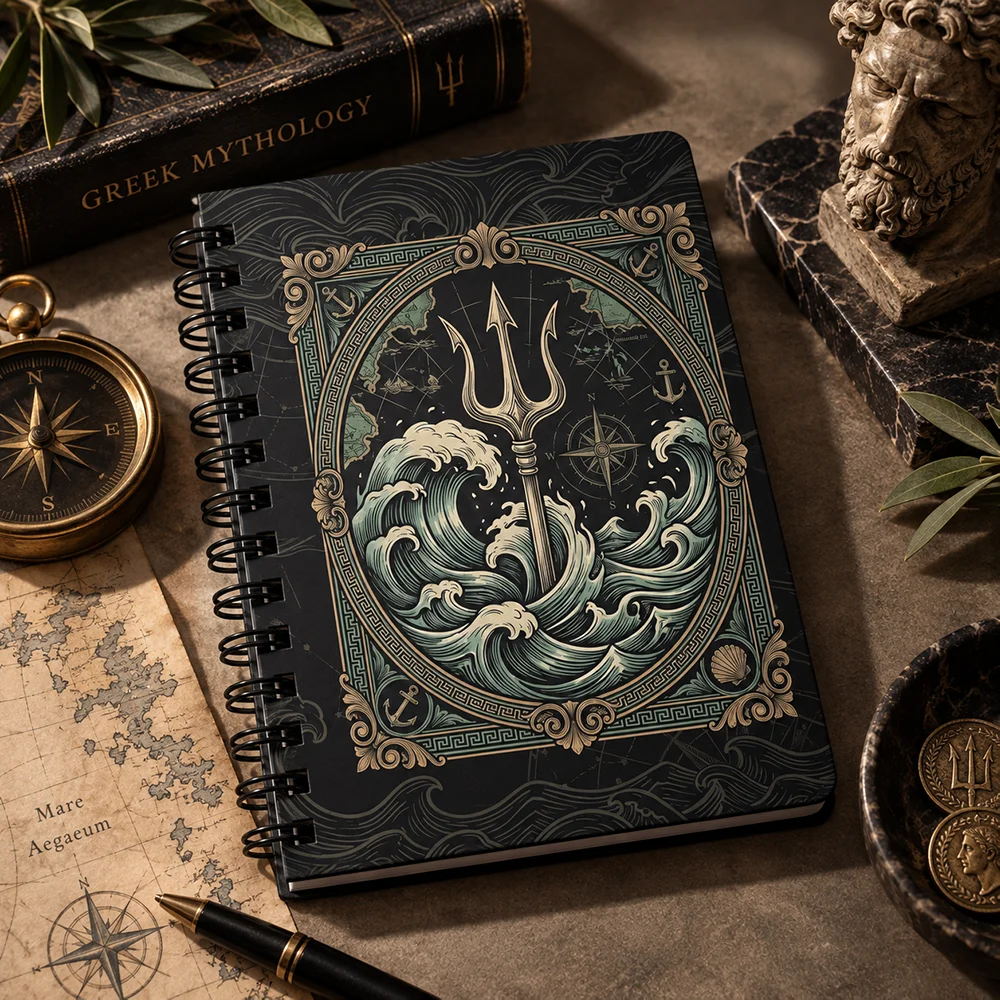 Greek mythology inspired notebook