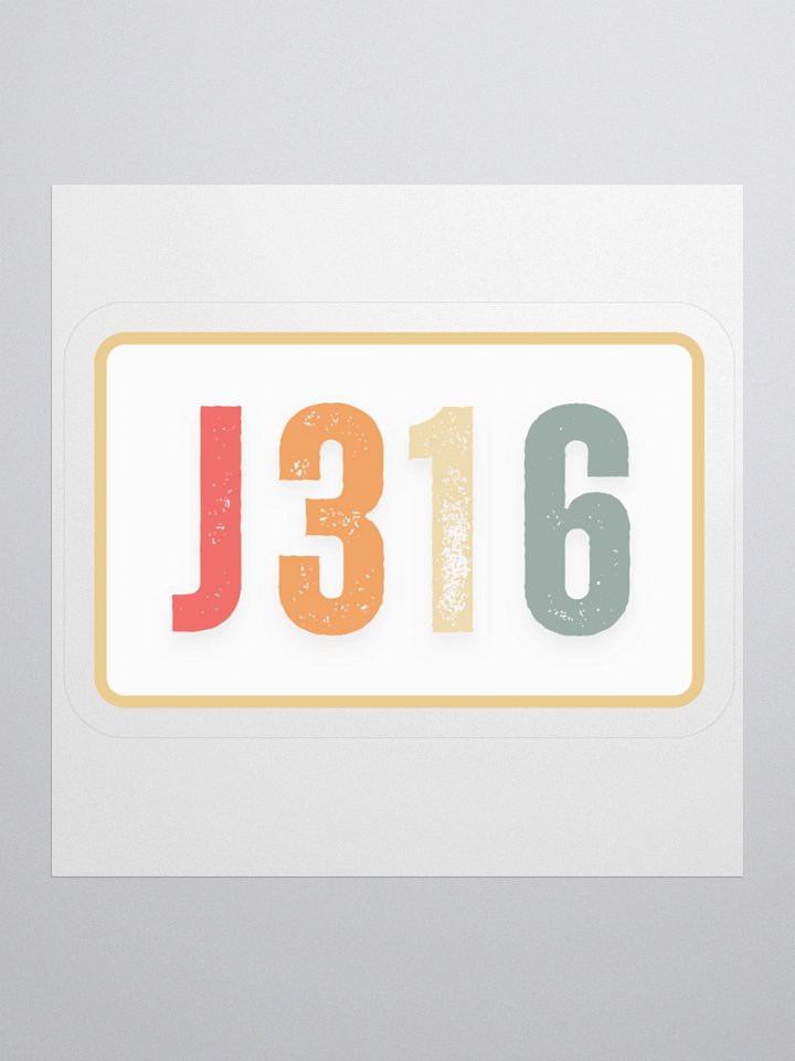 John 3:16 Sticker product image (1)