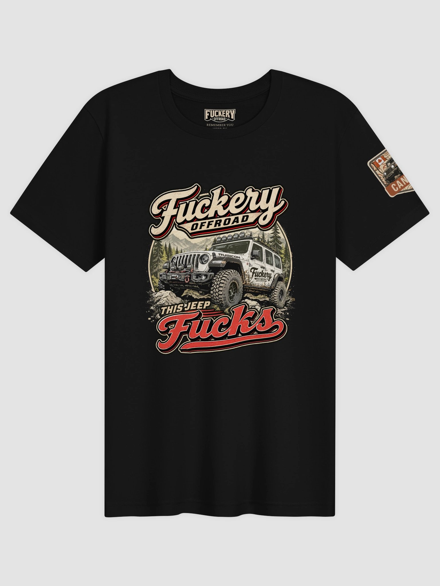 Unisex t-shirt with This Jeep Fucks (Version 1) product image (4)