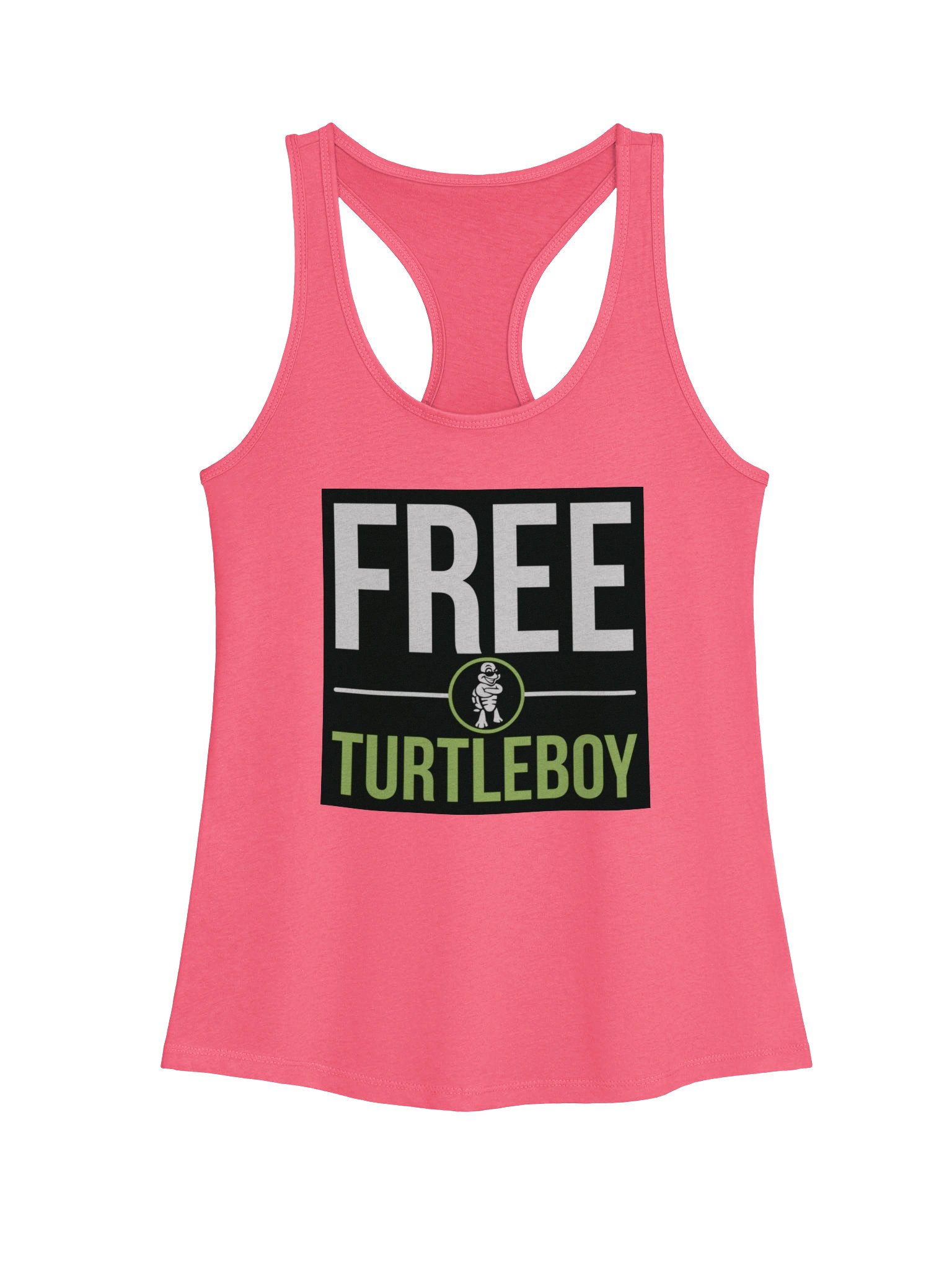 Free Turtleboy Text - Womens Racerback Tank product image (7)