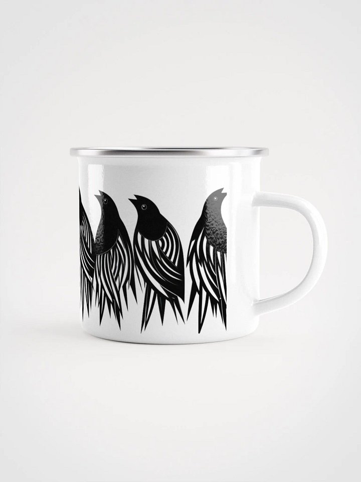 Crow Pattern Mug for Your Outdoor Adventures product image (1)