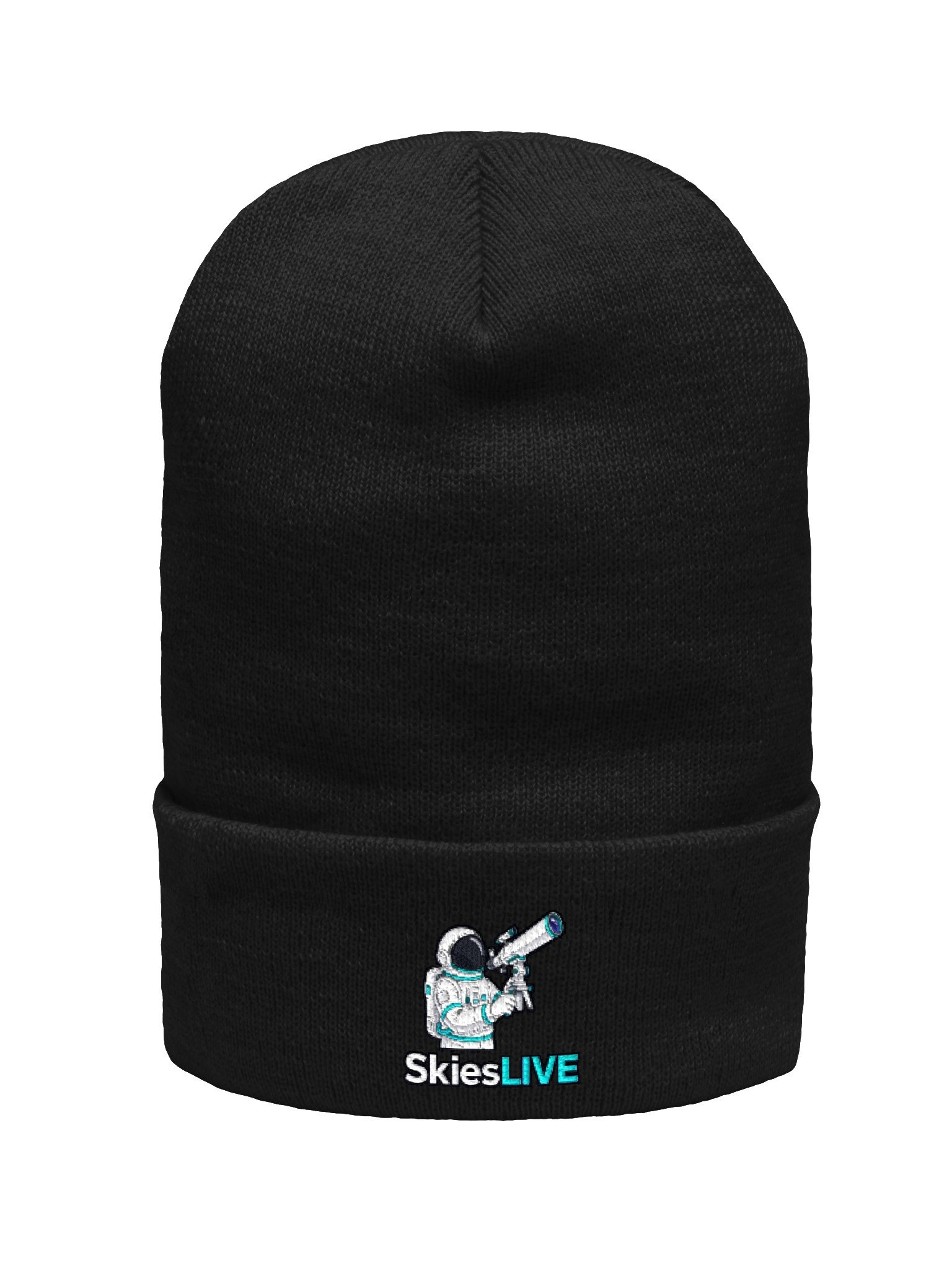 SkiesLIVE Astronaut Cuffed Beanie product image (3)