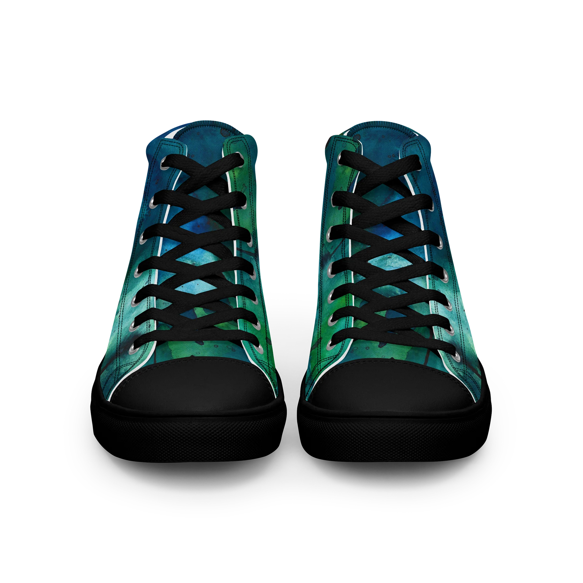 Coherence - Women's Unique Canvas Shoes with Watervolour Design product image (3)