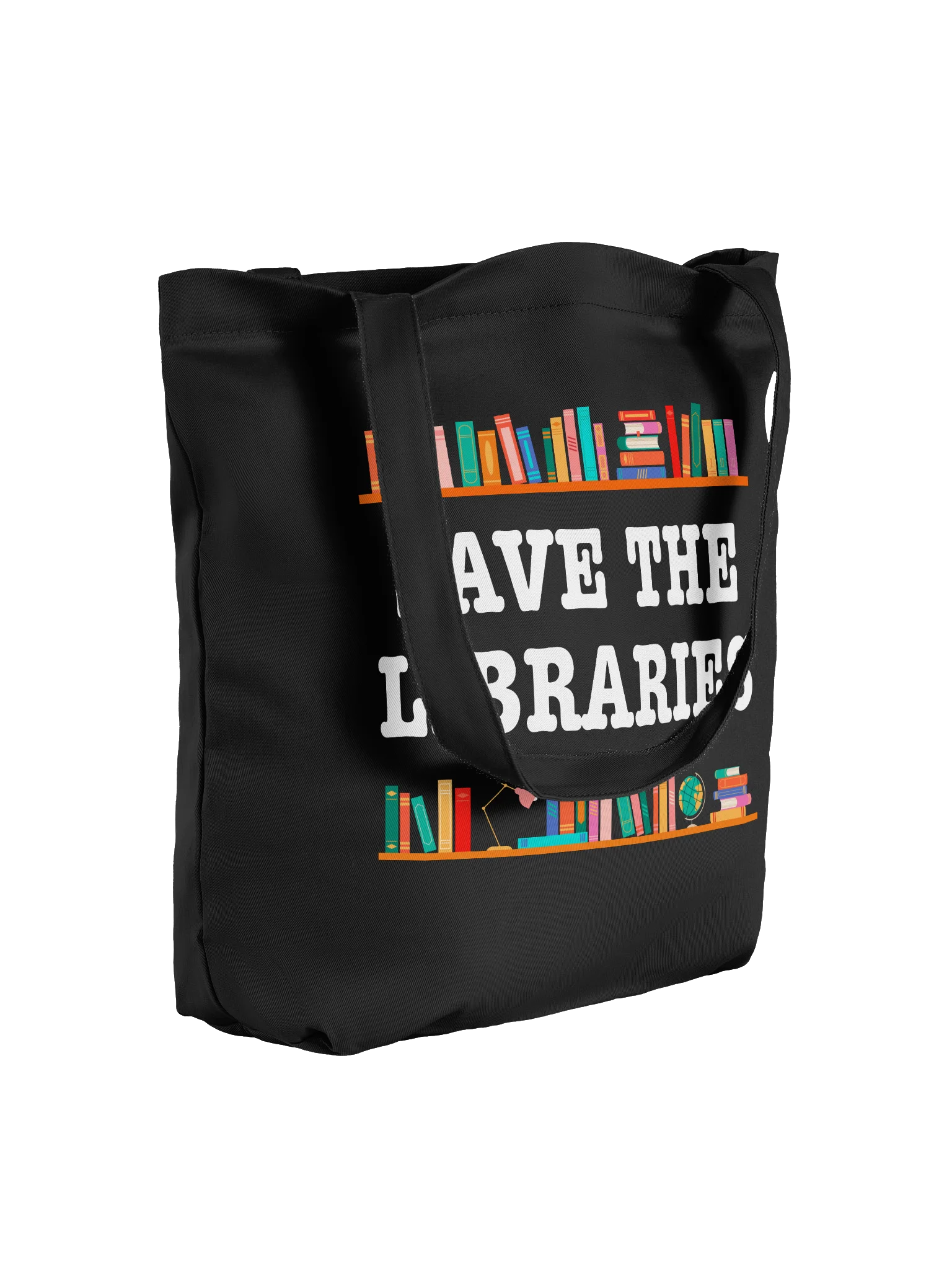 Save the Libraries Tote Bag product image (8)