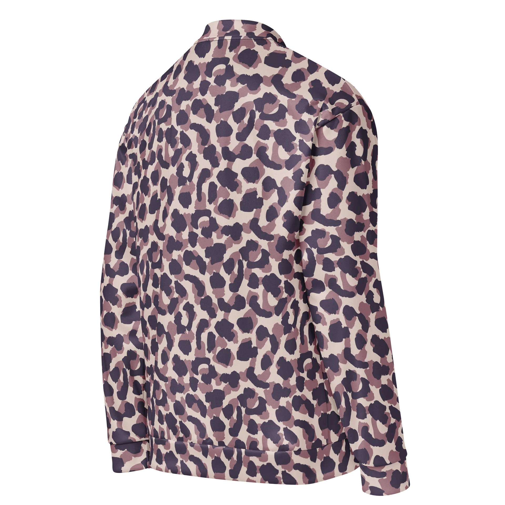 Comfortable Bomber Jacket with Unique Bold Leopard Print product image (4)