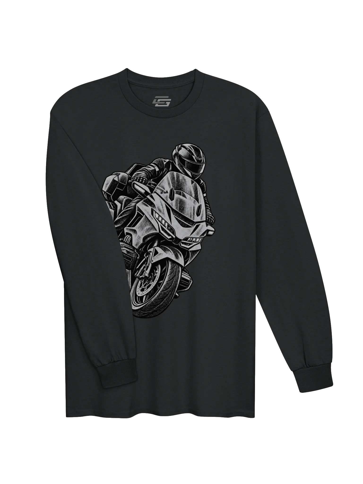 Leaning Goldwing Tour Long Sleeve Tee product image (3)
