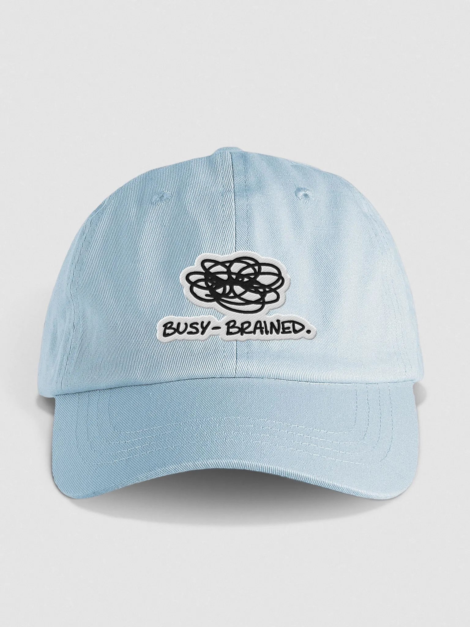 BUSY-BRAINED pastel dad hat (bubble design) product image (3)