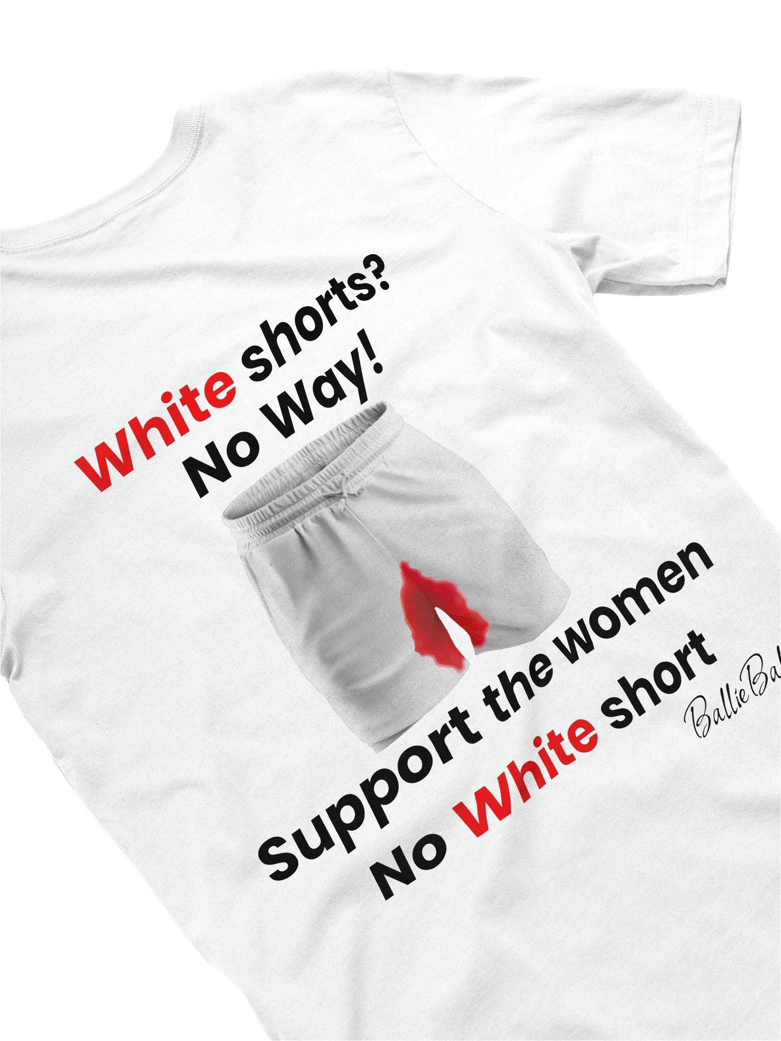 White short? No Way! Support the women No white short product image (4)