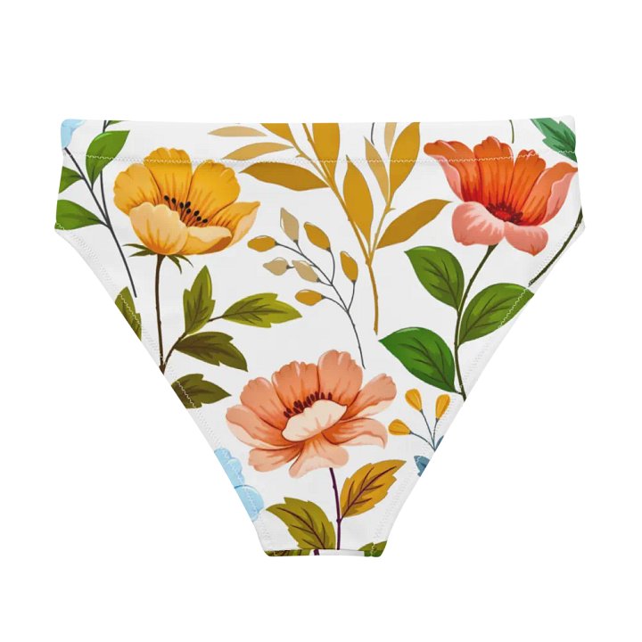 Symphony of Blooms High-Waisted Bikini Bottom product image (2)